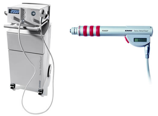 ESWT treatment and Power+ handpiece