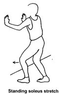 Standing Soleus Stretch